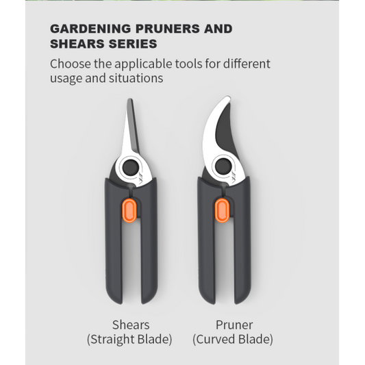GARDENING SET PRUNER + SHEARS 2PCS